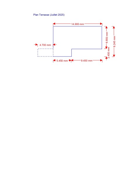 Bâche pergola sur plan - 202507PS013