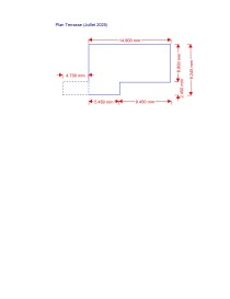 Bâche pergola 8,250 x 5,450m - 202507PS014