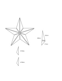 Bâche étoile 900g brute - 202509PS033