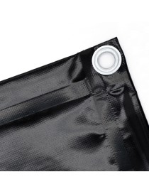 Bâche 900g noire brute - 202509PS034