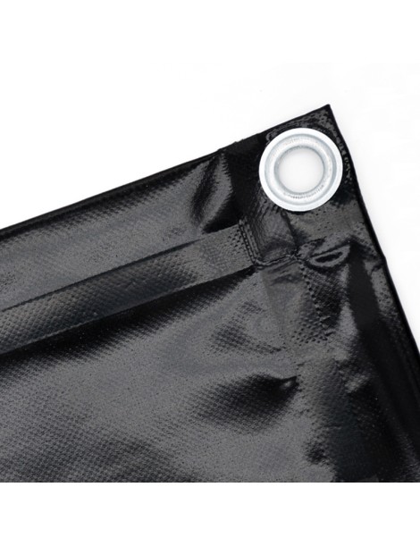 Bâche 900g noire brute - 202509PS034