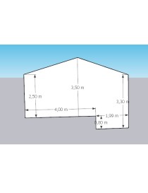 Bâche PVC 900g - dim. plan - 202510PS011
