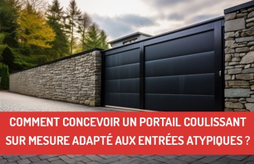 Comment concevoir un portail coulissant sur mesure adapté aux entrées atypiques ?